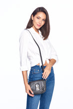Load image into Gallery viewer, &quot;Milano&quot; Small Crossbody Bag with custom keylock hardware