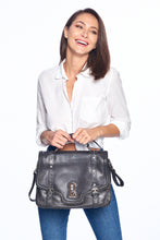 Load image into Gallery viewer, &quot;Messina&quot; Italian Leather Messenger Bag